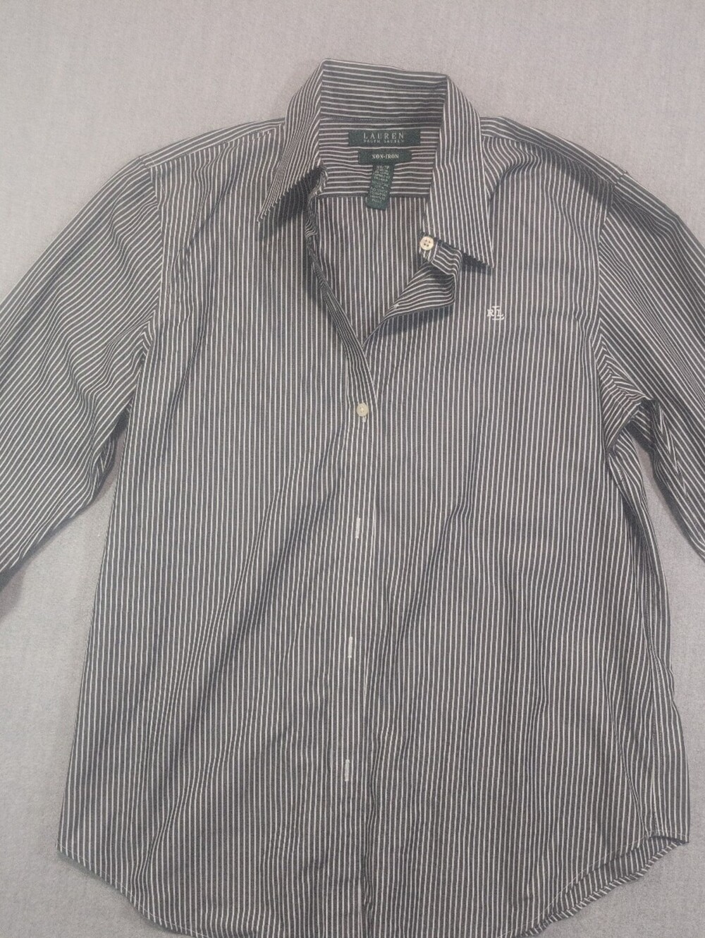 Lauren Ralph Lauren striped button-front shirt size XS